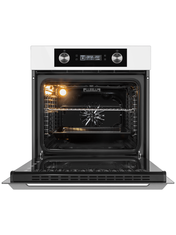 Электрический духовой шкаф Maunfeld AEOH60102W White спереди