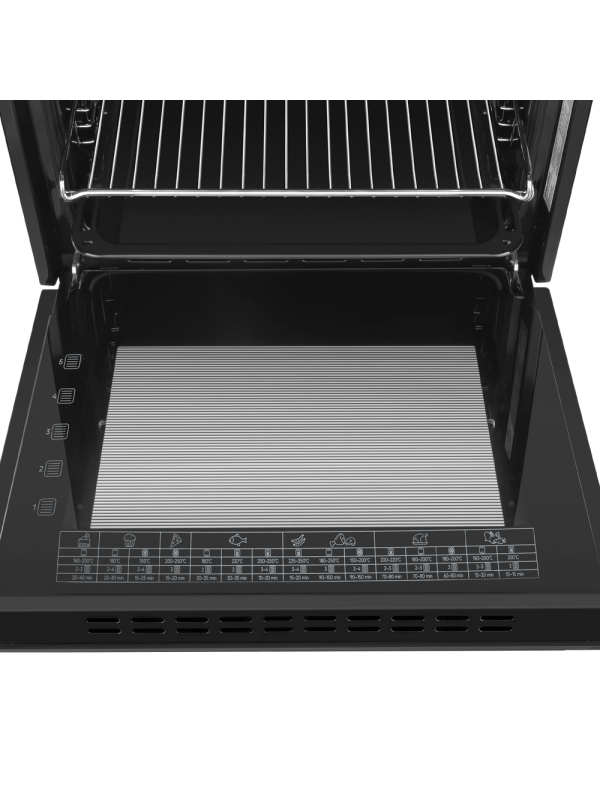 Электрический духовой шкаф Maunfeld AEOH60106B2 Black дверца