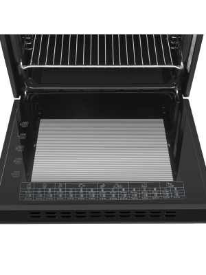 Электрический духовой шкаф Maunfeld AEOH60106B2 Black дверца