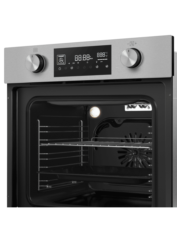Электрический духовой шкаф Maunfeld AEOH60106S Inox вблизи