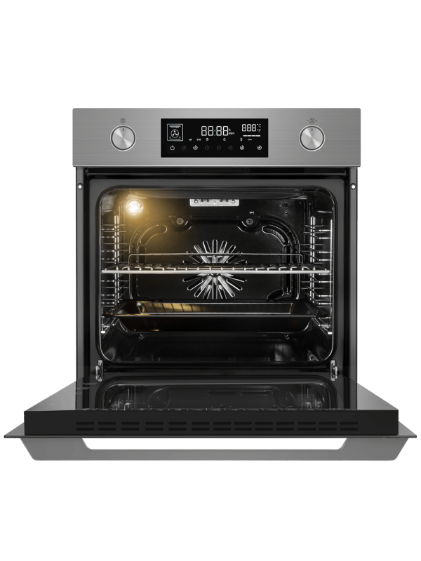 Электрический духовой шкаф Maunfeld AEOH60106S Inox спереди