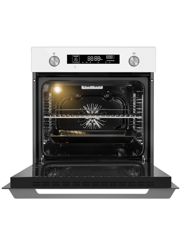 Электрический духовой шкаф Maunfeld AEOH60106W White спереди
