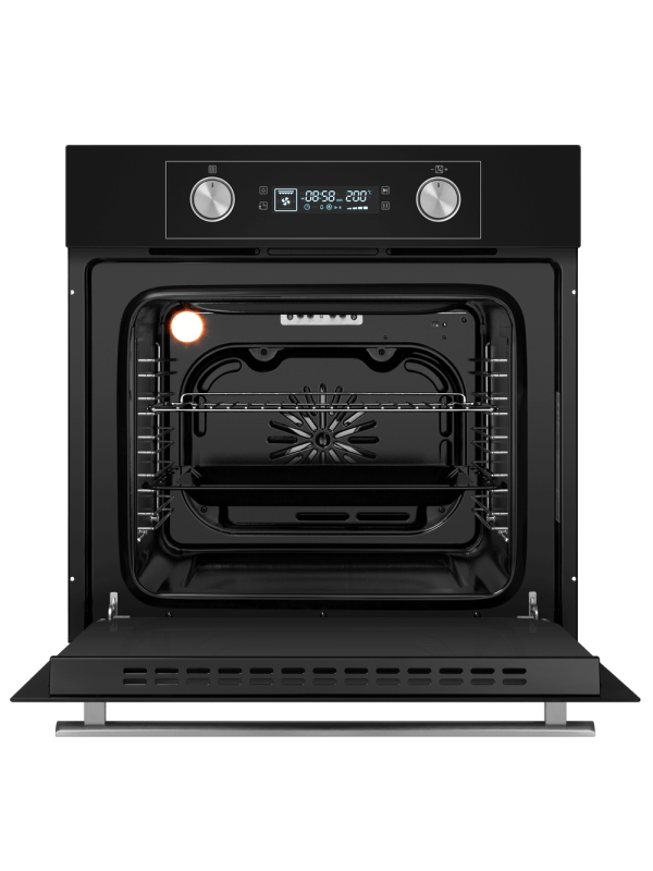 Электрический духовой шкаф Maunfeld AEOH6062B Black спереди