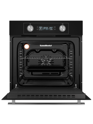 Электрический духовой шкаф Maunfeld AEOH6062B Black спереди