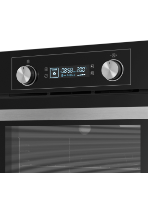 Электрический духовой шкаф Maunfeld AEOH6062B Black вблизи