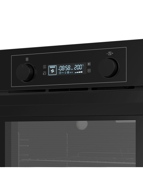 Электрический духовой шкаф Maunfeld AEOH6062B2 Black вблизи