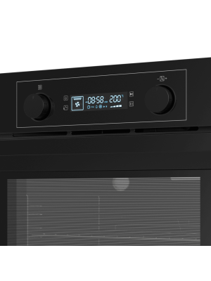 Электрический духовой шкаф Maunfeld AEOH6062B2 Black вблизи