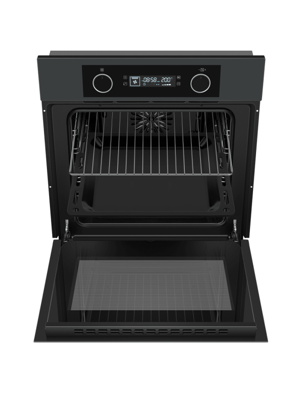 Электрический духовой шкаф Maunfeld AEOH6062G1 Graphite сверху