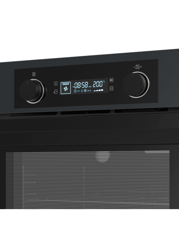 Электрический духовой шкаф Maunfeld AEOH6062G1 Graphite вблизи