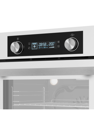 Электрический духовой шкаф Maunfeld AEOH6062W White вблизи
