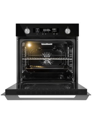 Электрический духовой шкаф Maunfeld AEOH6066B Black спереди
