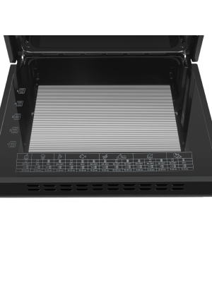 Электрический духовой шкаф Maunfeld AEOH6066B Black дверца