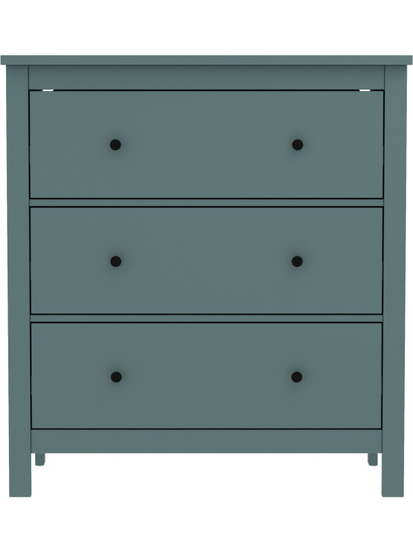 Комод Mio Tesoro Сага 92x100 темно-бирюзовый прямо