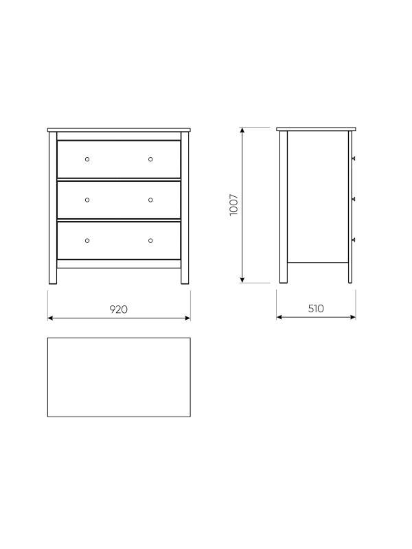 Комод Mio Tesoro Сага 92x100 темно-бирюзовый/ясень схема 2
