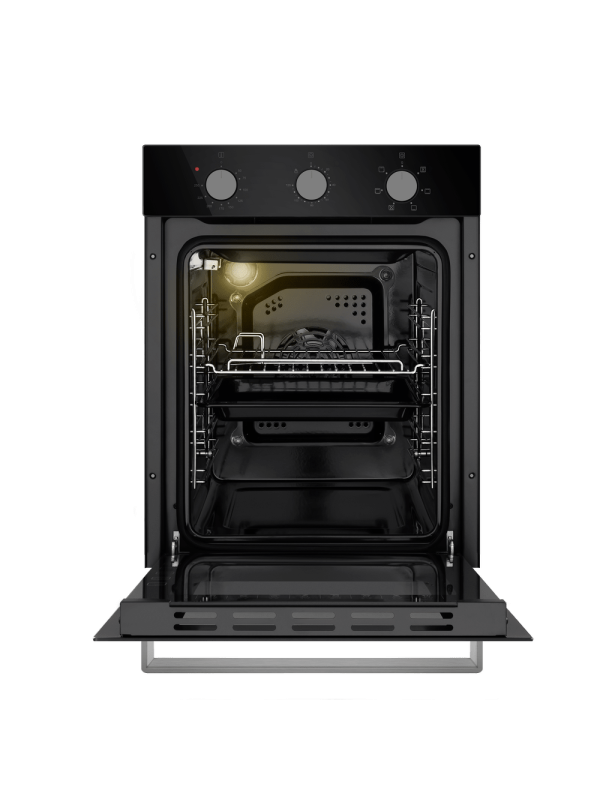 Электрический духовой шкаф Maunfeld EOEC516PB Black спереди