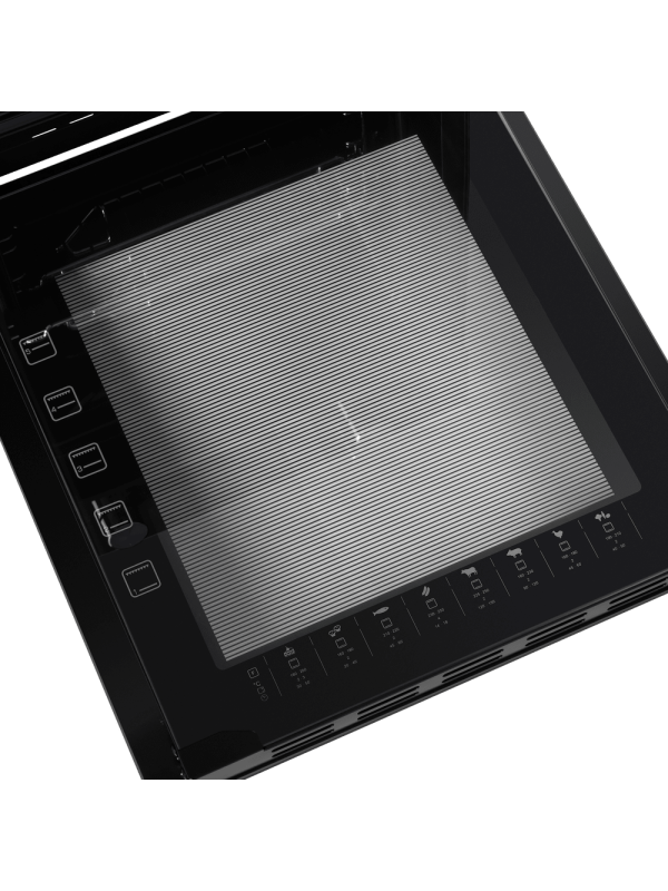Электрический духовой шкаф Maunfeld EOEC516PB Black дверца