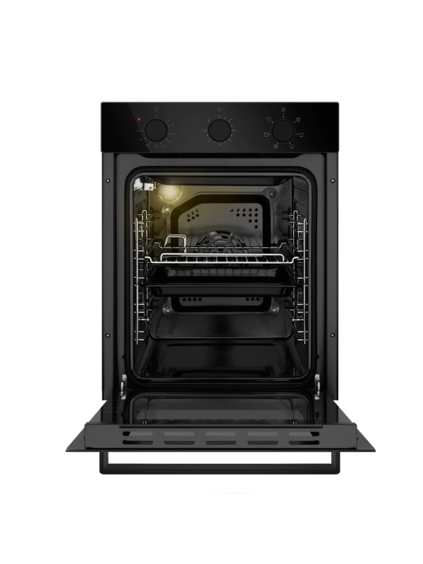 Электрический духовой шкаф Maunfeld EOEC516PB2 Black спереди