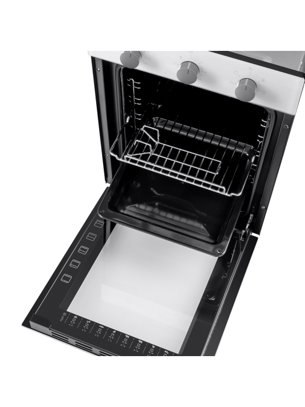 Электрический духовой шкаф Maunfeld EOEC516PW White сверху