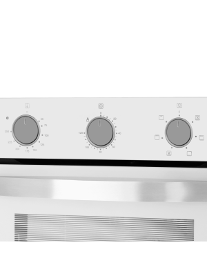 Электрический духовой шкаф Maunfeld EOEC516PW White утапливаемые регуляторы