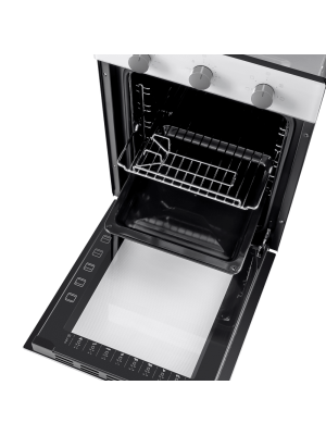 Электрический духовой шкаф Maunfeld EOEC516PW White сверху