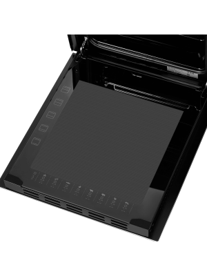 Электрический духовой шкаф Maunfeld EOEH5110B Black дверца