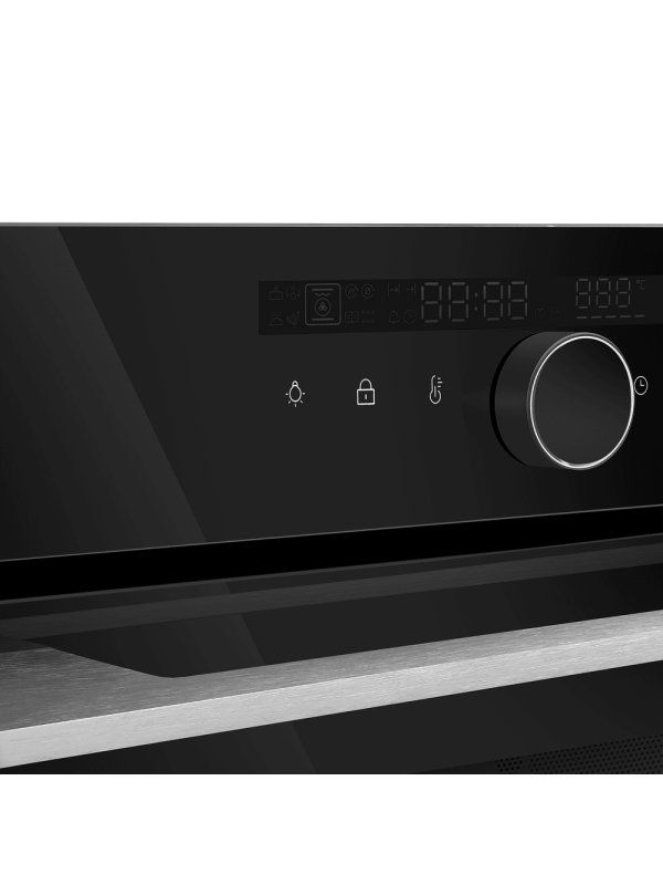 Электрический духовой шкаф Maunfeld EOEH7613B Glossy Black электронное управление