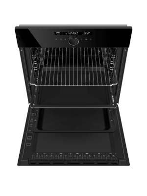 Электрический духовой шкаф Maunfeld EOEH7613B Glossy Black сверху