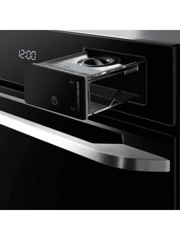 Электрический духовой шкаф Maunfeld AEOEH7615STB Black отсек для воды