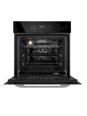 Электрический духовой шкаф Maunfeld AEOEH7615STB Black спереди