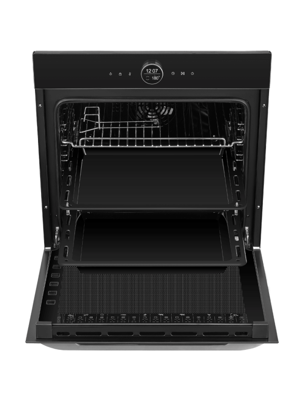 Электрический духовой шкаф Maunfeld EOEH7616B Black сверху