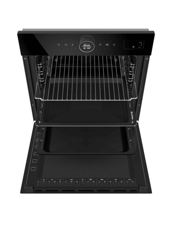 Электрический духовой шкаф Maunfeld EOEH7617STB Black сверху