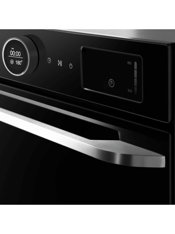 Электрический духовой шкаф Maunfeld EOEH7617STB Black вблизи