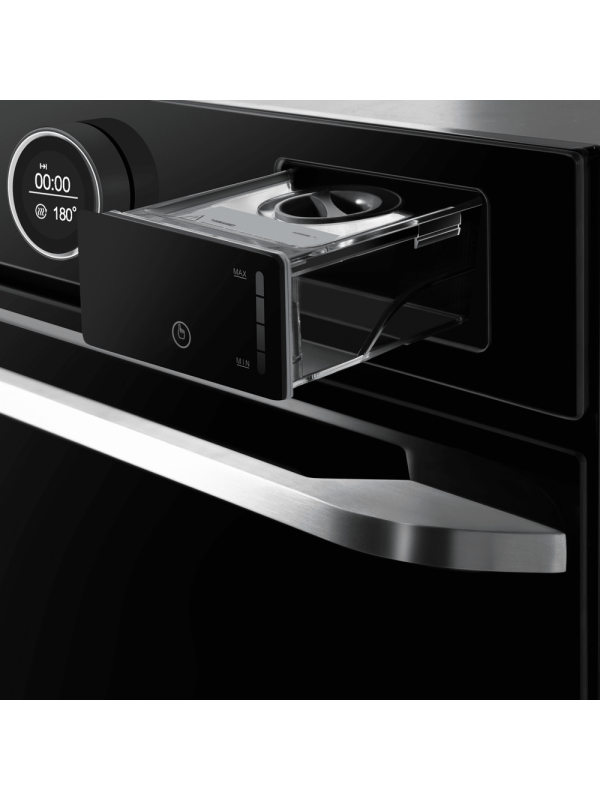 Электрический духовой шкаф Maunfeld EOEH7617STB Black отсек для воды