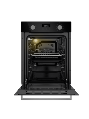 Электрический духовой шкаф Maunfeld EOEM519PB Black спереди