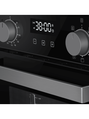 Электрический духовой шкаф Maunfeld EOEM519PB Black управление