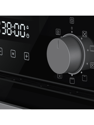 Электрический духовой шкаф Maunfeld EOEM519PB Black вблизи