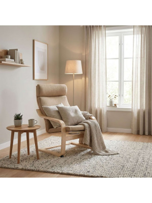 Кресло AksHome Relax бежевый интерьер