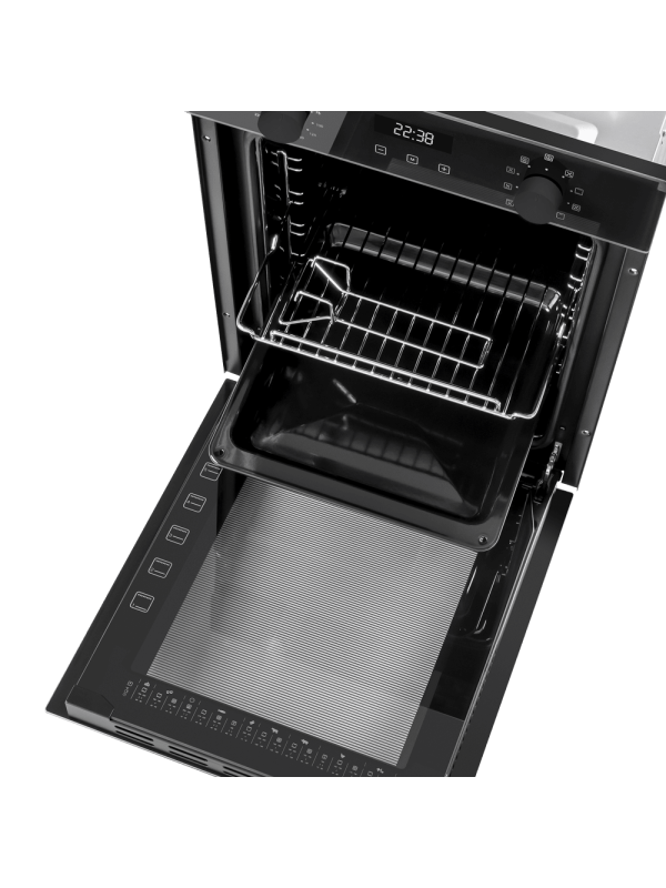 Электрический духовой шкаф Maunfeld EOEM519PB2 Black сверху