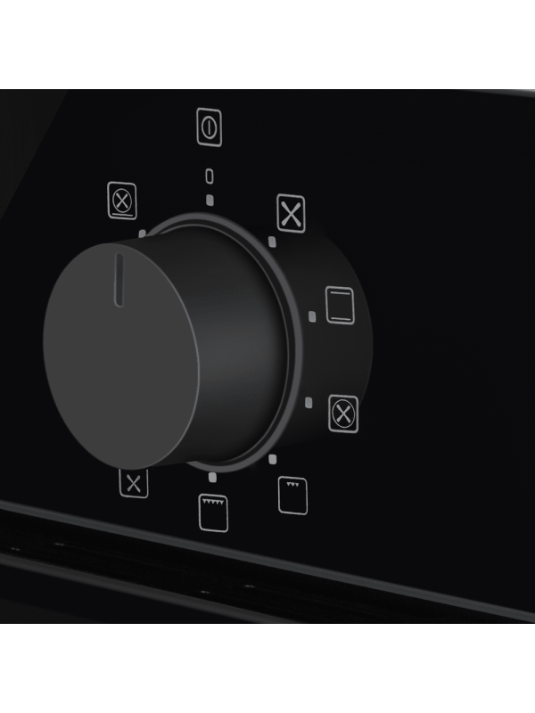 Электрический духовой шкаф Maunfeld EOEM519PB2 Black вблизи