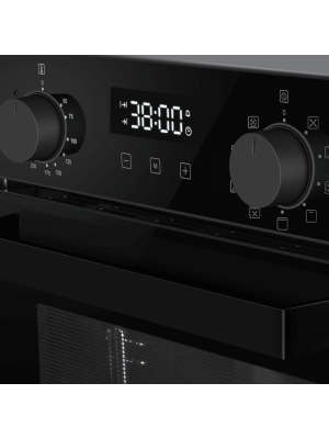Электрический духовой шкаф Maunfeld EOEM519PB2 Black дисплей