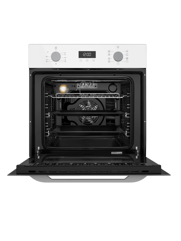 Электрический духовой шкаф Maunfeld EOEM7610W White спереди