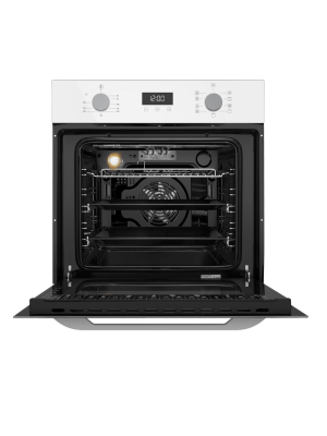 Электрический духовой шкаф Maunfeld EOEM7610W White спереди