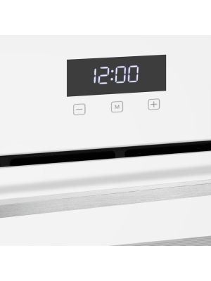Электрический духовой шкаф Maunfeld EOEM7610W White дисплей
