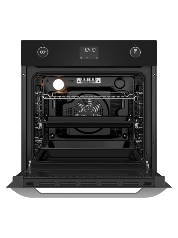 Электрический духовой шкаф Maunfeld EOEM7614B Black спереди