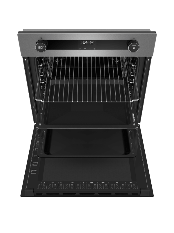 Электрический духовой шкаф Maunfeld EOEM7614S Inox сверху