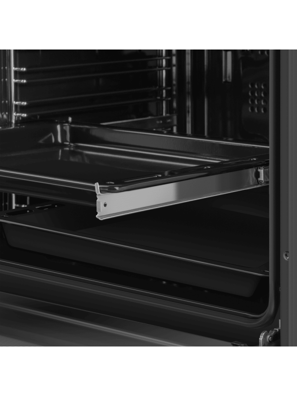 Электрический духовой шкаф Maunfeld EOEM7614S Inox телескопические направляющие
