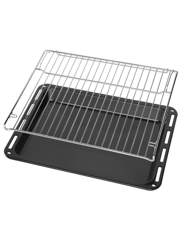 Электрический духовой шкаф Maunfeld MEOC708PB Black комплектация
