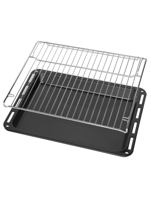 Электрический духовой шкаф Maunfeld MEOC708PB Black комплектация