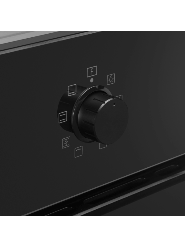 Электрический духовой шкаф Maunfeld MEOC708PB2 Black утапливаемые регуляторы