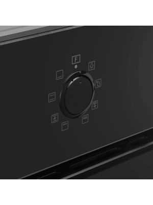 Электрический духовой шкаф Maunfeld MEOC708PB2 Black утапливаемые регуляторы